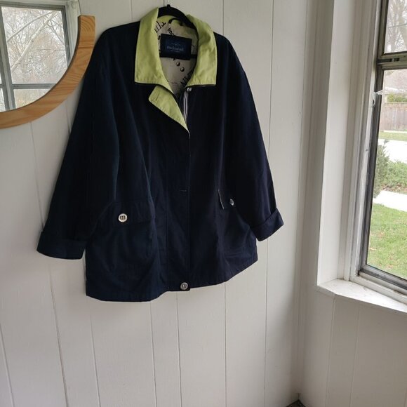 Rain Parka by Macintosh for Women. Well loved Brand & Quality Construction Sz 2X - Picture 7 of 9